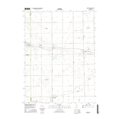 2016 Map of Sweetser, 2016 Print