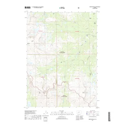 2017 Map of Sweetwater Gap, 2017 Print