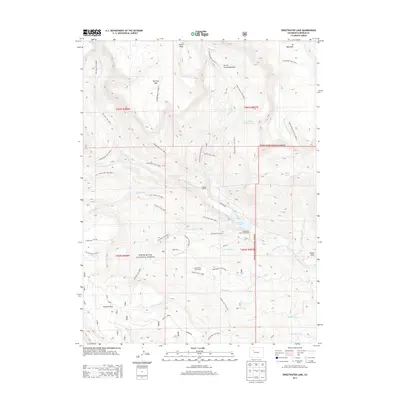 2013 Map of Sweetwater Lake, 2013 Print