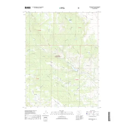 2019 Map of Sweetwater Lake, 2019 Print