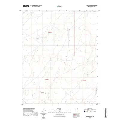 2018 Map of Sweetwater Mesa, 2018 Print