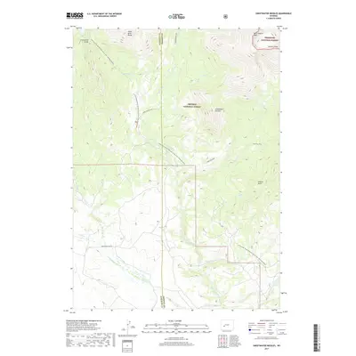 2017 Map of Sweetwater Needles, 2017 Print
