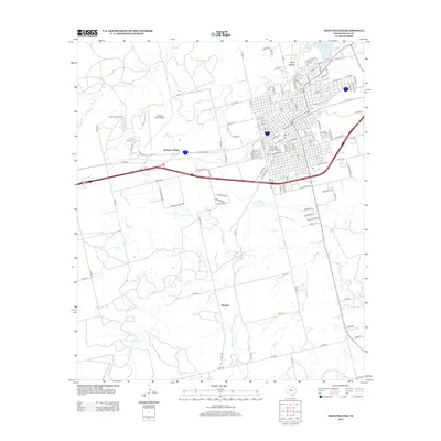 2012 Map of Sweetwater, 2012 Print