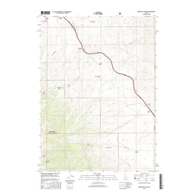 2017 Map of Sweetzer Canyon, 2017 Print