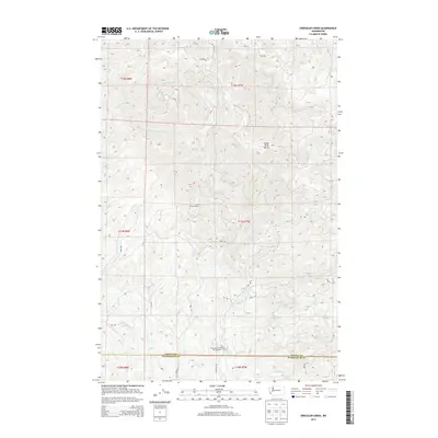 2013 Map of Sweigiler Creek, 2013 Print
