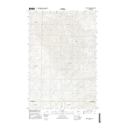 2017 Map of Sweigiler Creek, 2017 Print