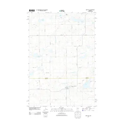 2013 Map of Swift Falls, 2013 Print