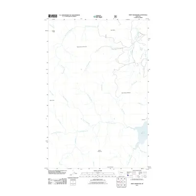 2011 Map of Swift Reservoir, 2011 Print