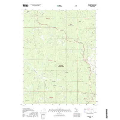 2018 Map of Swim Ridge, 2018 Print