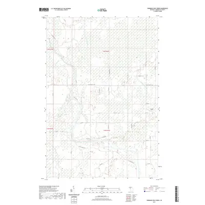 2019 Map of Swimming Hole Creek, 2019 Print