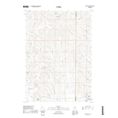 2018 Map of Swinns Valley, 2018 Print