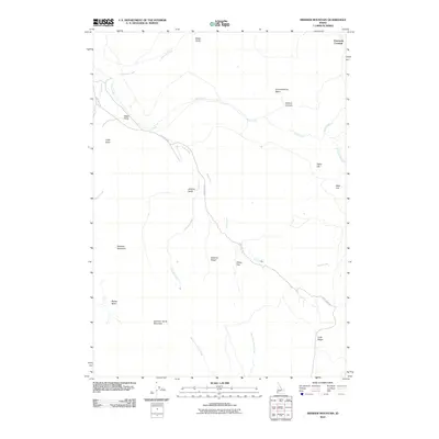 2010 Map of Swisher Mountain, 2010 Print