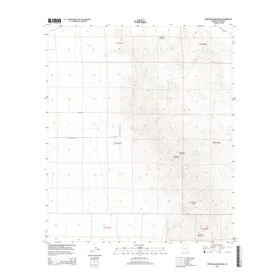 2014 Map of Swisshelm Mountain, 2014 Print