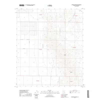 2018 Map of Swisshelm Mountain, 2018 Print