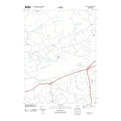 2010 Map of Sybertsville, 2010 Print