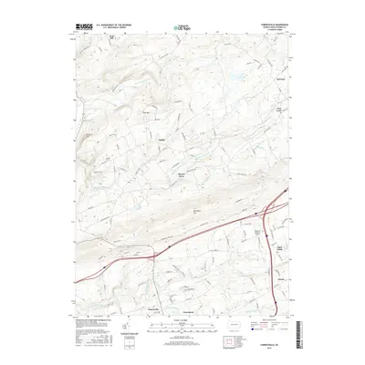 2016 Map of Sybertsville, 2016 Print