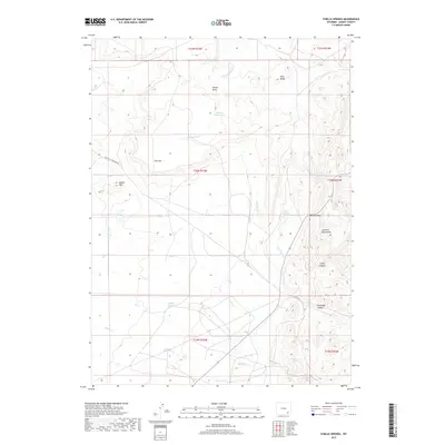 2017 Map of Sybille Springs, 2017 Print