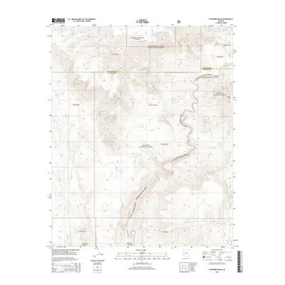 2014 Map of Sycamore Basin, 2014 Print