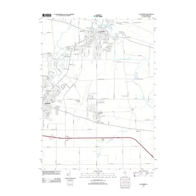 2012 Map of Sycamore, 2012 Print