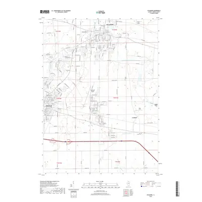 2018 Map of Sycamore, 2018 Print