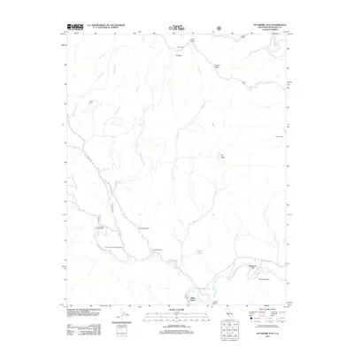 2012 Map of Sycamore Flat, 2012 Print