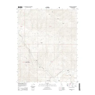 2015 Map of Sycamore Flat, 2015 Print