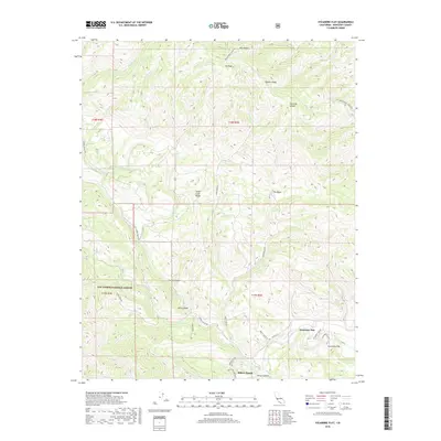2018 Map of Sycamore Flat, 2018 Print