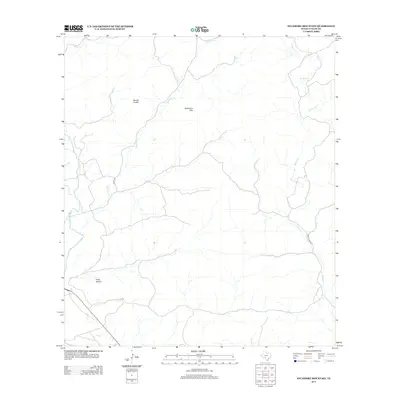 2013 Map of Sycamore Mountain, 2013 Print