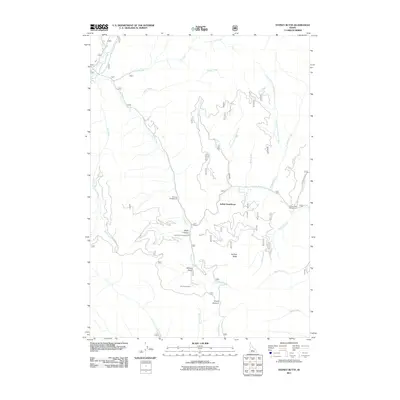 2011 Map of Sydney Butte, 2011 Print