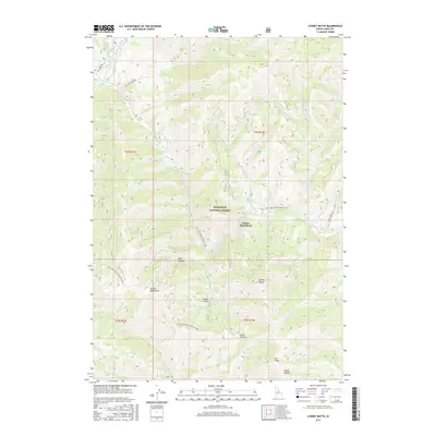 2017 Map of Sydney Butte, 2017 Print