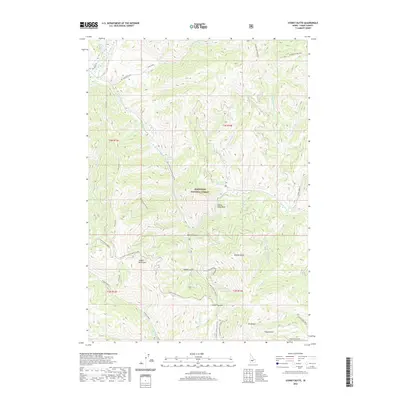 2020 Map of Sydney Butte, 2020 Print