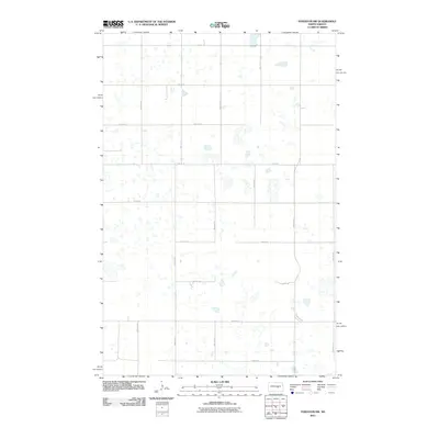 2011 Map of Sykeston SW, 2011 Print