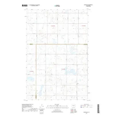 2018 Map of Sykeston SW, 2018 Print