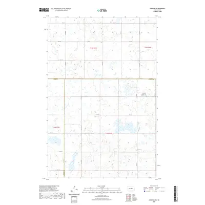 2020 Map of Sykeston SW, 2020 Print