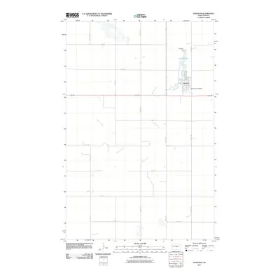 2011 Map of Sykeston, 2011 Print