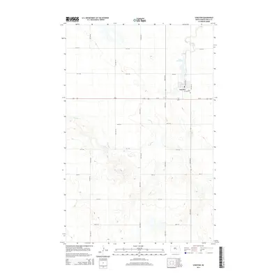 2014 Map of Sykeston, 2014 Print