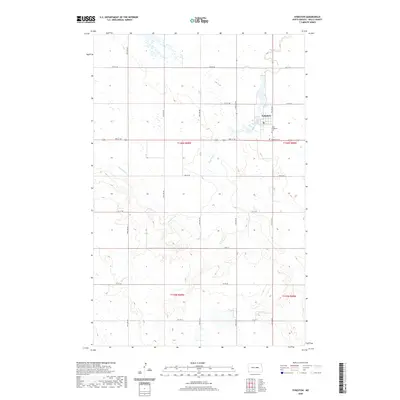 2020 Map of Sykeston, 2020 Print