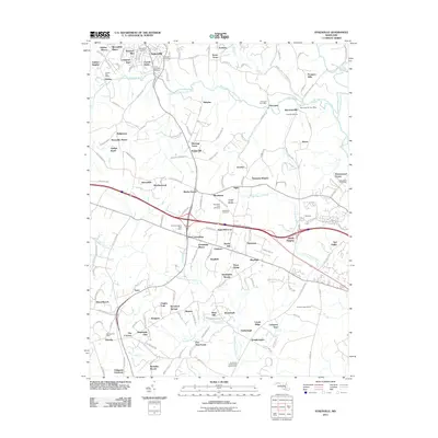 2011 Map of Sykesville, 2011 Print