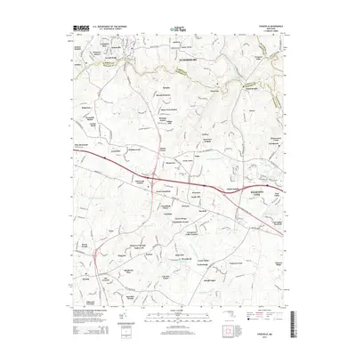 2014 Map of Sykesville, 2014 Print