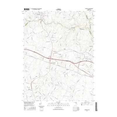 2016 Map of Sykesville, 2016 Print
