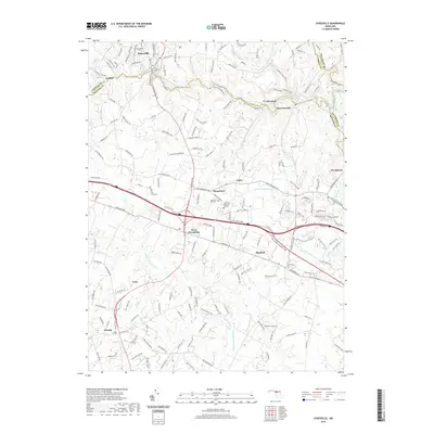 2019 Map of Sykesville, 2019 Print
