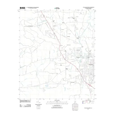 2011 Map of Sylacauga West, 2011 Print