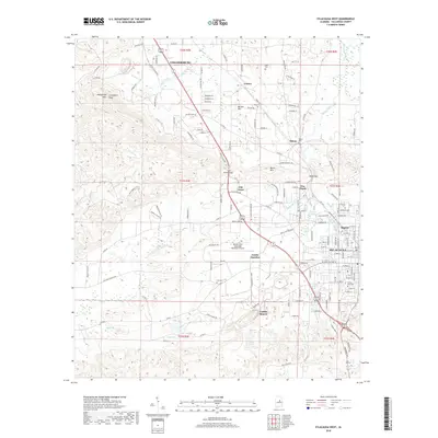 2018 Map of Sylacauga West, 2018 Print