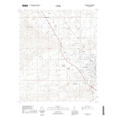 2020 Map of Sylacauga West, 2020 Print