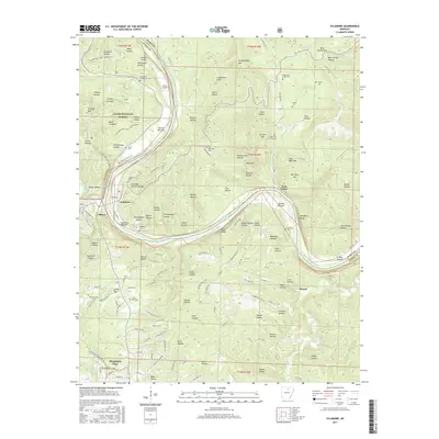 2017 Map of Sylamore, 2017 Print