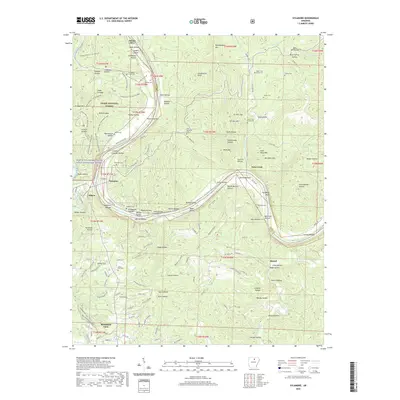 2020 Map of Sylamore, 2020 Print