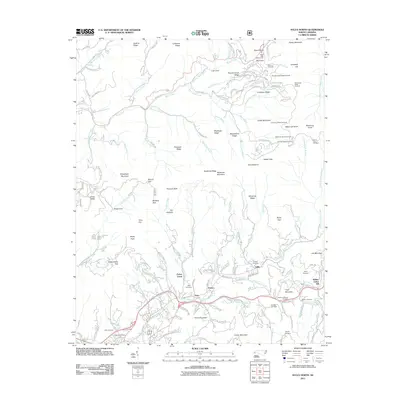 2011 Map of Sylva North, 2011 Print