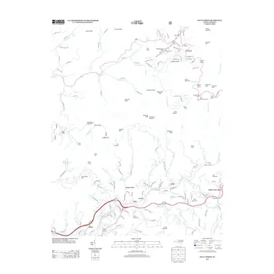 2013 Map of Sylva North, 2013 Print