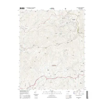 2016 Map of Sylva North, 2016 Print