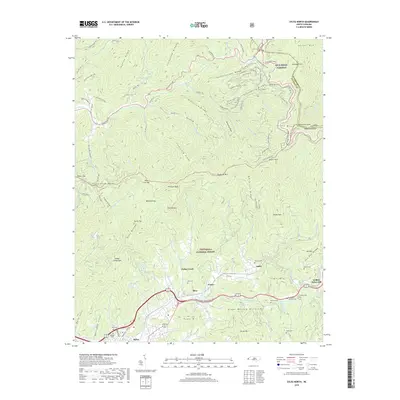 2019 Map of Sylva North, 2019 Print